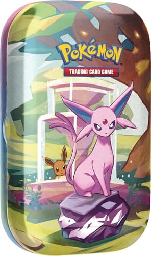Pokémon TCG: Scarlet & Violet —Prismatic Evolutions Mini Tin-Espeon Cartas, Multicolor (100-10051)