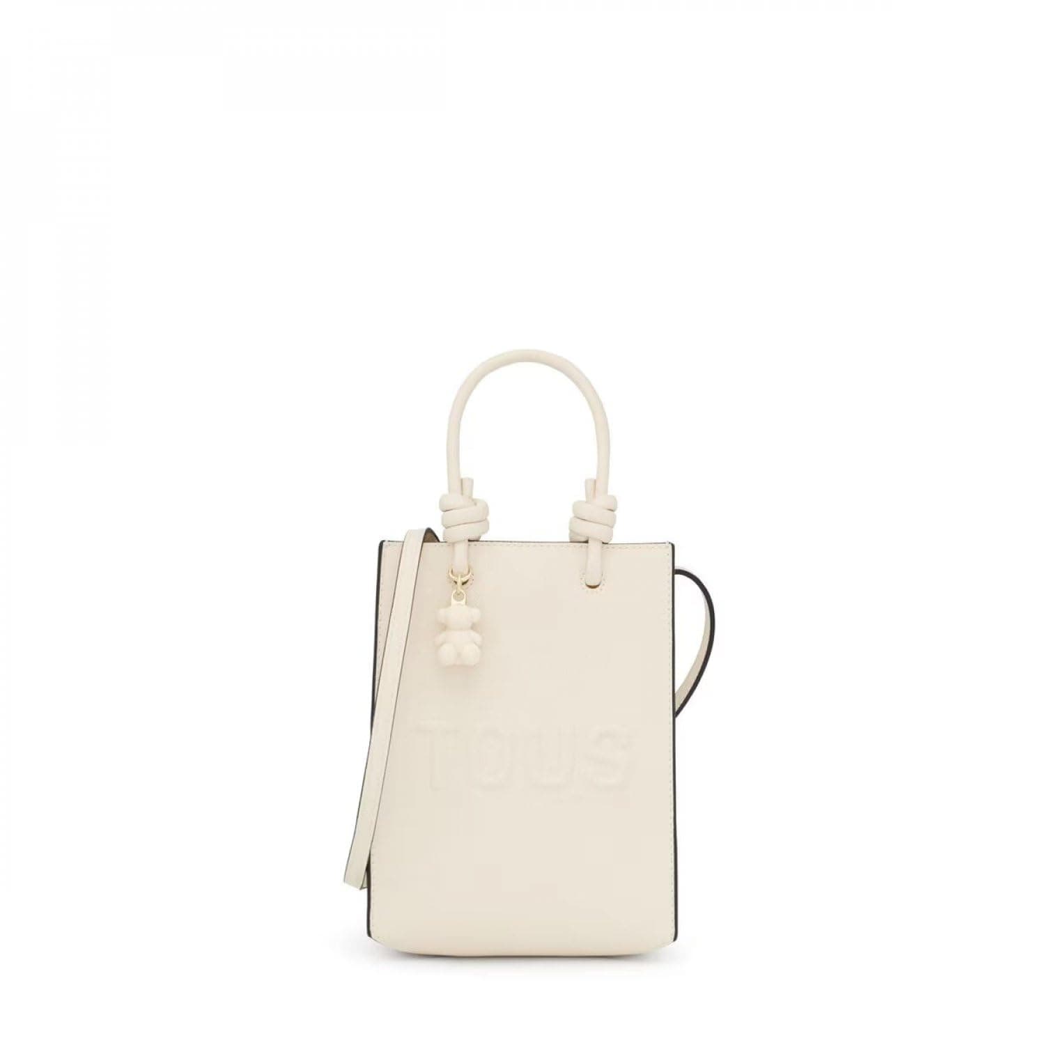 TOUS Mini Bolso Pop Beige, Para Mujer, Medidas 20,5 x 16 x 6 cm, Colección Tous La Rue New