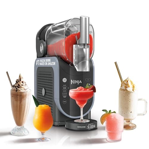 Ninja FS301 Professional Maker z technologią RapidChill, 2,594.8 g Drink & Slushie Machine, 5 zaprogramowanych programów, Frozen Margaritas, Frappés i innych, akcenty premium, czarny