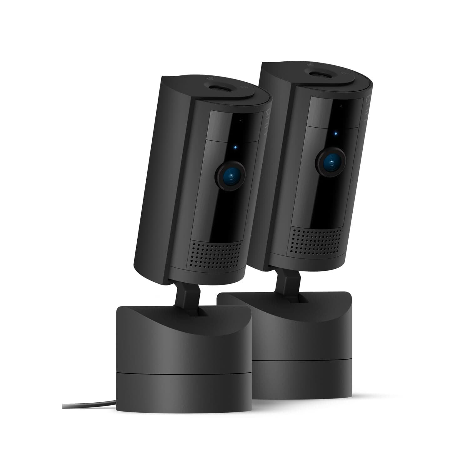 Bewegliche Ring-Innenkamera (Pan-Tilt Indoor Camera) | Plug-in-Überwachungskamera für Haustierbesitzer | 360° schwenkbar, 169° neigbar | 2 Sicherheitskameras