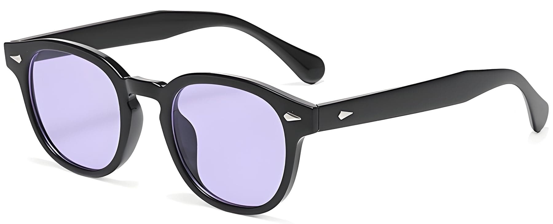 LHSDMOAT Occhiali da sole sportivi vintage anni '70 rotondi UV400 in stile Depp per uomo e donna, occhiali da sole colorati per la guida e i viaggi