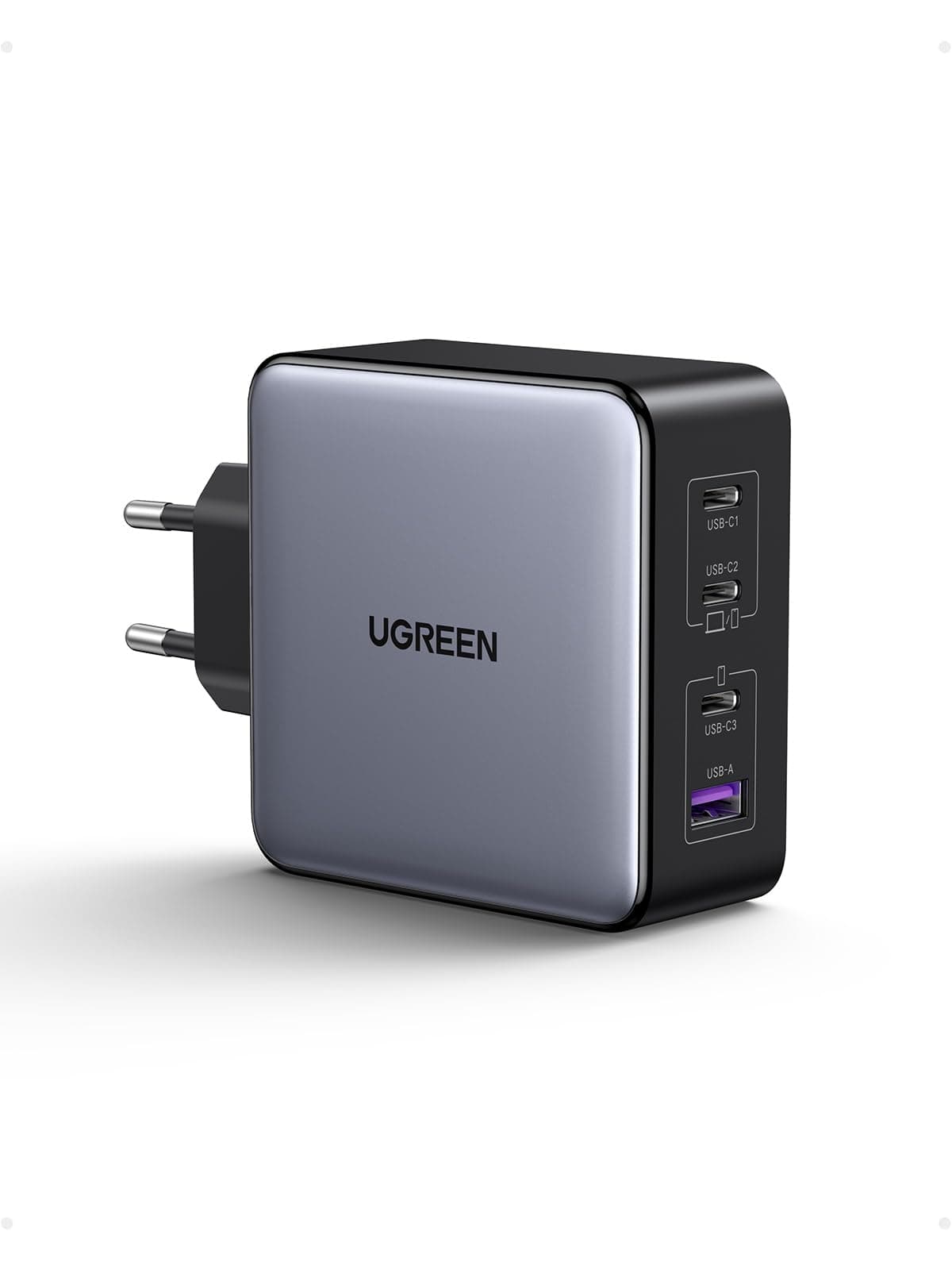 UGREEN Nexode X 160W USB C Chargeur Rapide 4 Ports GaNInfinity Prise USB C Compatible avec iPhone 17 Pro Max Air 16 15 14 13 12 Galaxy PPS 45W S25 Ultra S24 S23 Pixel iPad MacBook Air Pro M4 M3 M2 M1