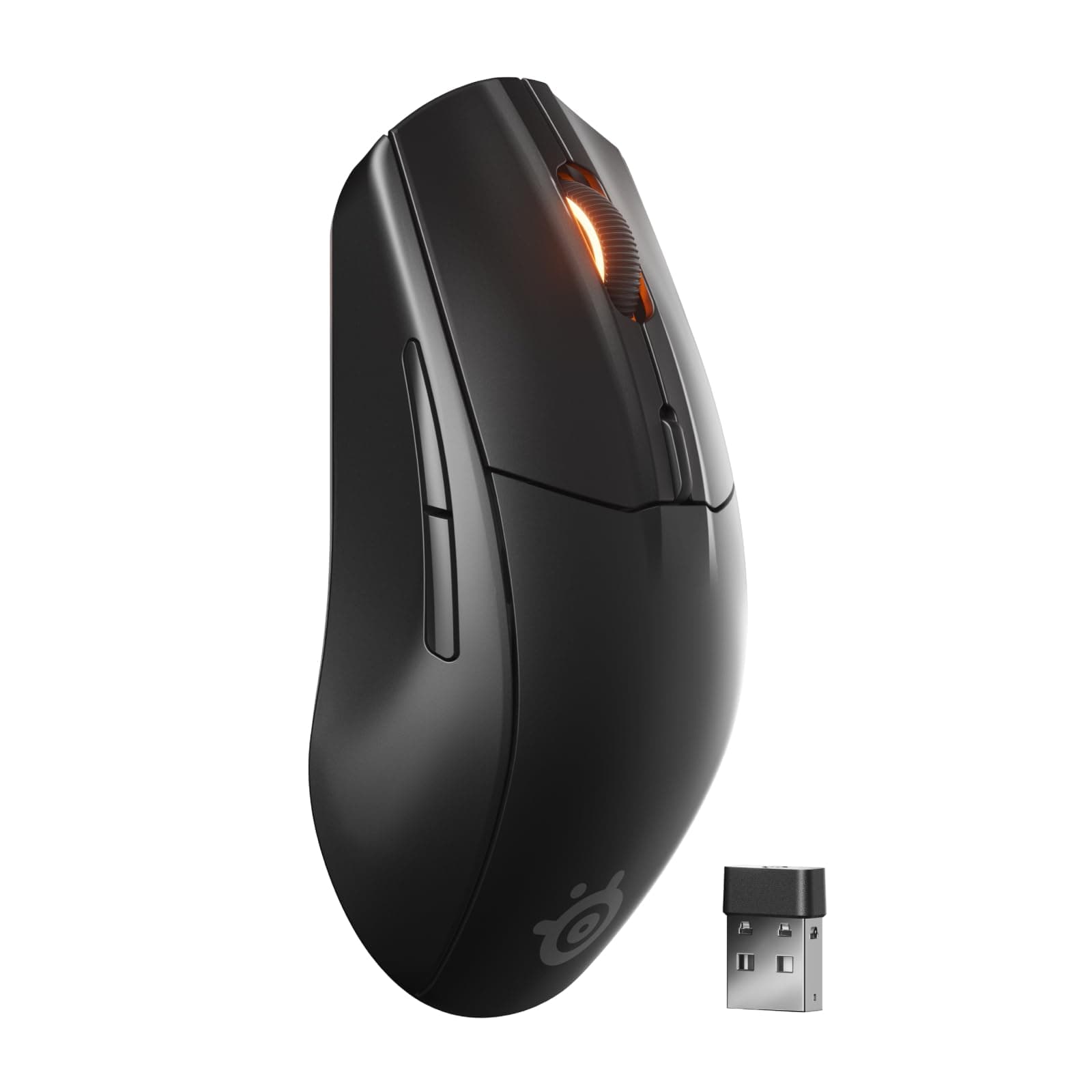 SteelSeries Rival 3 Wireless Gen 2 - Mouse Gaming - 2,4 GHz e Bluetooth - Sensore ottico TrueMove Air da 18000 DPI - Durata 60 milioni di clic - Leggero - Piedini 100% PTFE - Nero
