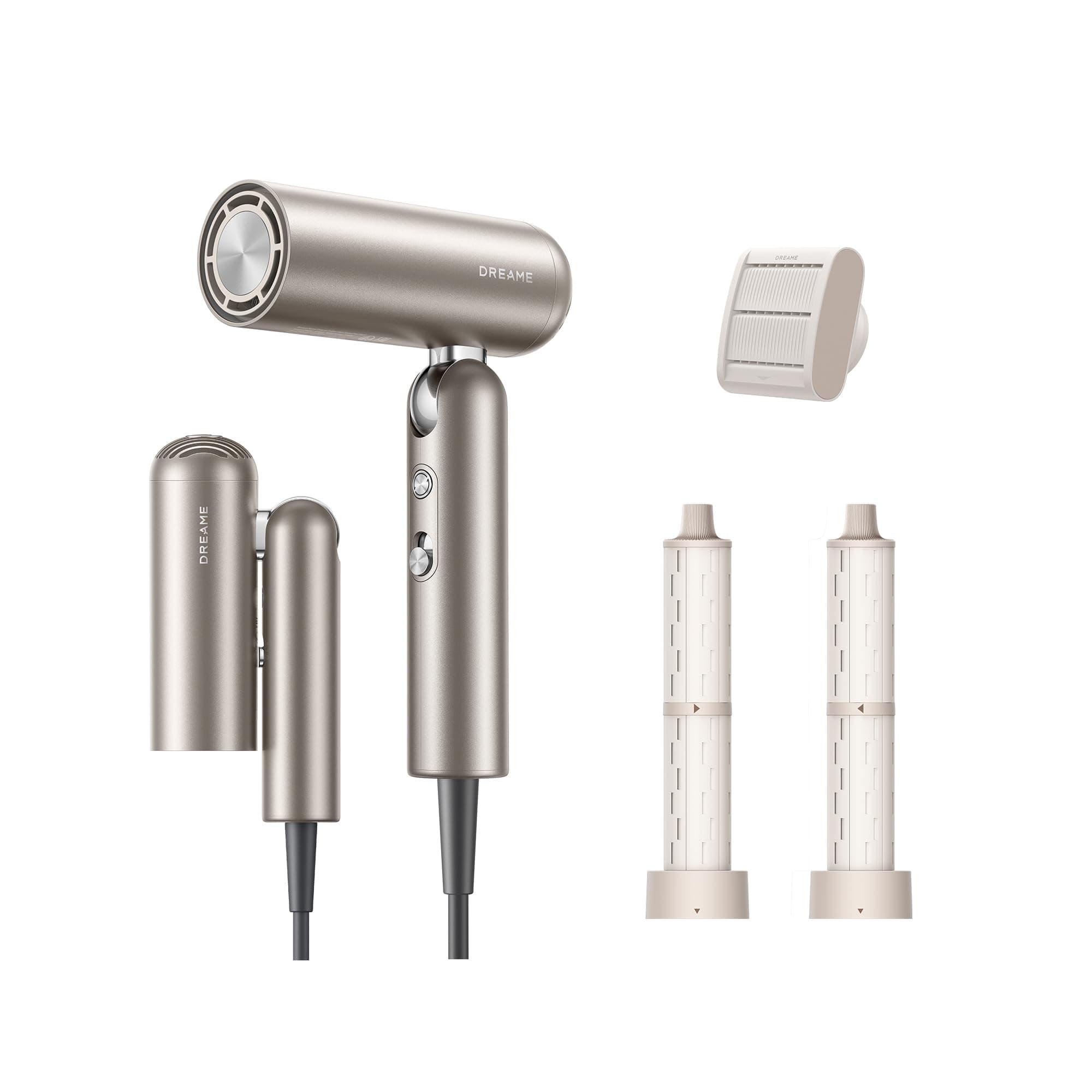 Dreame Pocket Neo Hochgeschwindigkeits-Haartrockner, 3 klappbare Formen, 300 g, 110.000 U/min Motor, 300 Millionen negative Ionen/cm³, konstant 57 °C, 40s NTC-Trocknung, 2026 Neue