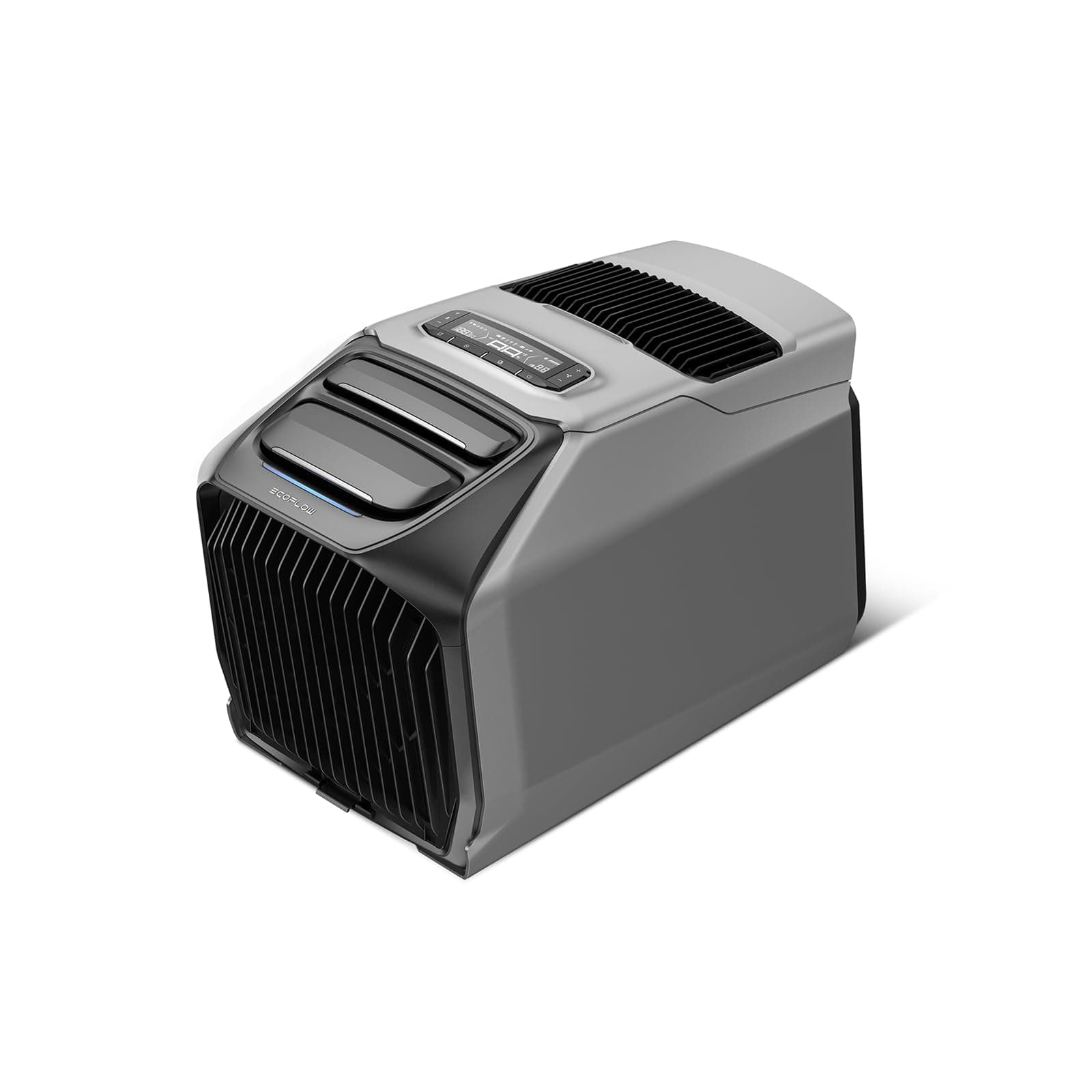 Climatiseur portable EcoFlow WAVE 3, refroidissement 6100 BTU, chauffage 6800 BTU, charge rapide 1000W en 75 mins, autonomie de 8h, contrôle via application, idéal pour camping, tentes, RVs,SUVs