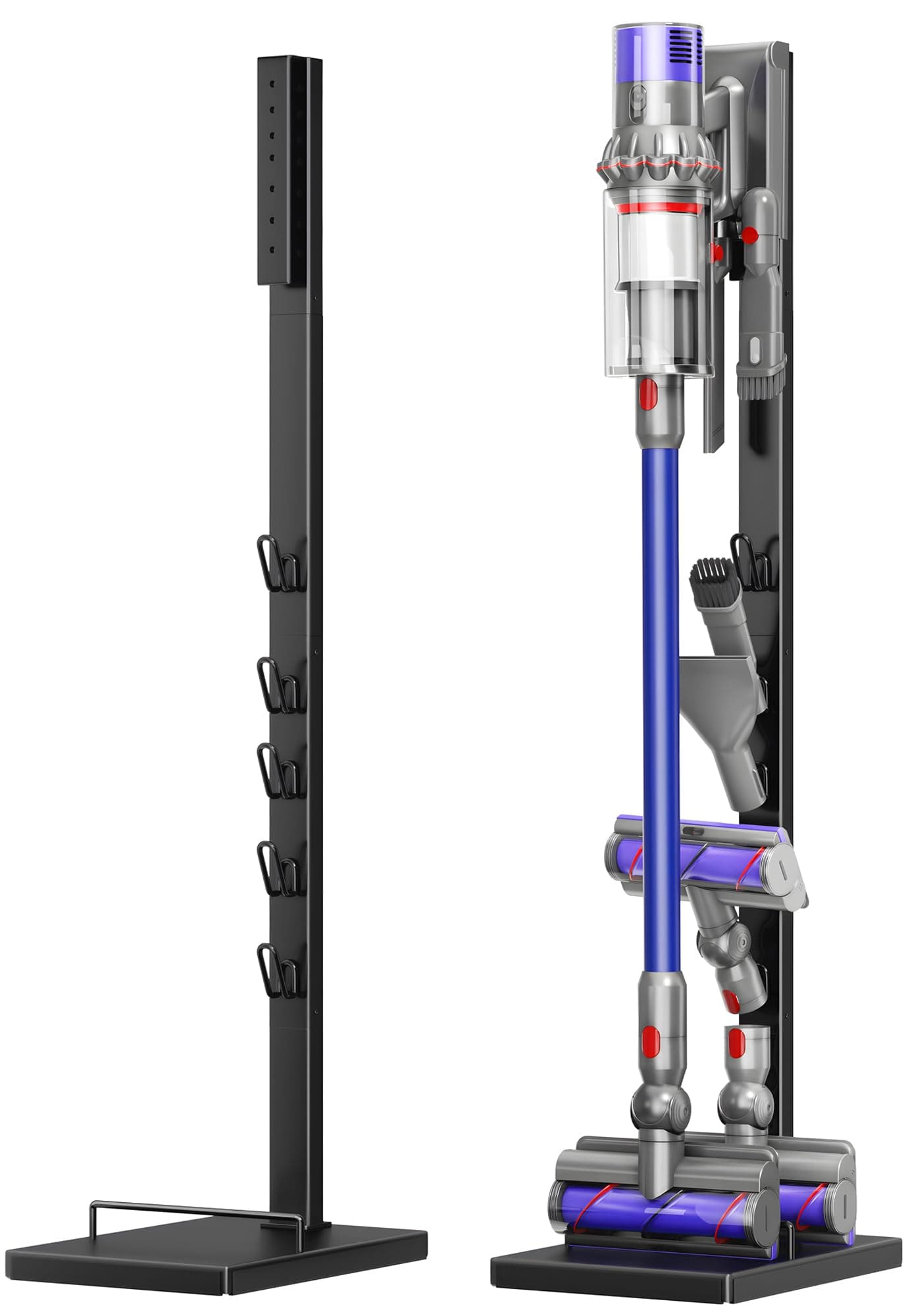 pickpiff Soporte para aspiradora Dyson – Compatible con V15, V12, V11, V10, V8, V7, V6 – Estación de soporte independiente con soporte para accesorios – Ahorra espacio y sin taladrar