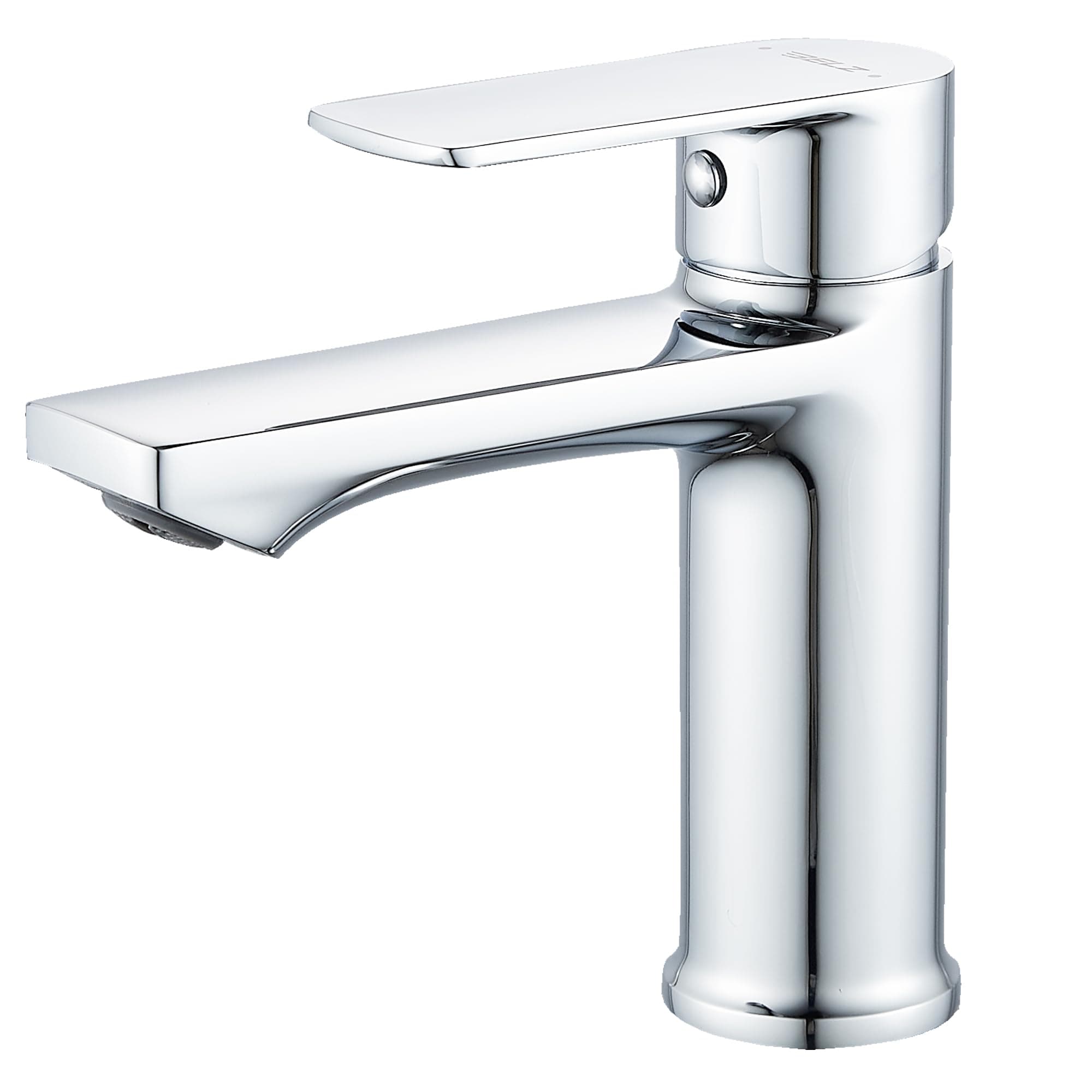 BELZ Mitigeur Lavabo Salle de Bain– Robinet Monocommande, Économie d’Eau et d’Énergie, avec Bec Hauteur 96 mm, Installation Facile, G 3/8 Robinetterie,Chromé