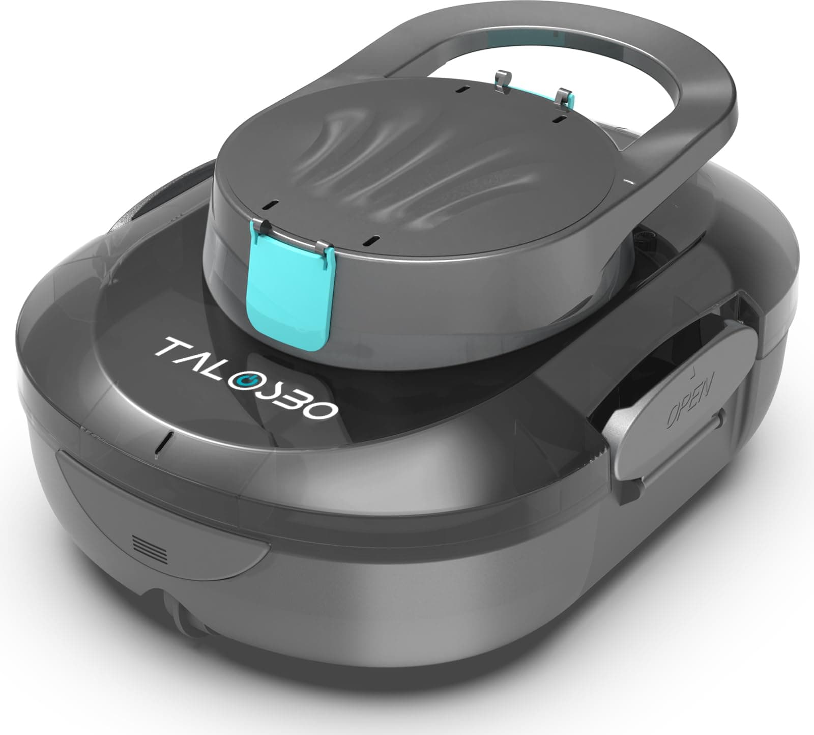 TALOSBO (2026 Upgrade) S1PRO Robot Piscina, Doble Motor Robot Limpiafondos Piscina Sin Cable, 120 Min de Limpieza, Carga en 2.5h, Autoaparcable, para Piscinas de Fondo Plano 100 m²