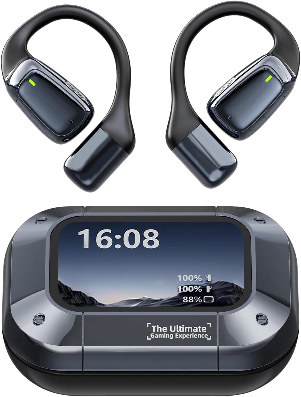 Relxhome NE25 AI Traducteur Vocal instantané avec écran, 3 en1 Ecouteur Traducteur Instantané avec 135 Langues, 60H Traduction Instantanée, 8 Modes de Traduction ecouteur traducteur pour Voyage