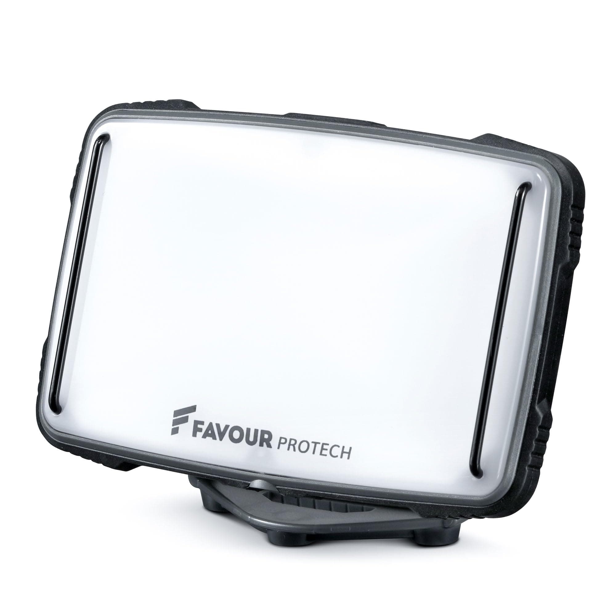 Favour Projecteur Chantier LED Rechargeable - 1600lm - IP67 Résistant à l'Eau & Poussière - Lampe de Chantier Rechargeable, Portable, Batterie par USB - Aimant Puissant, Antichoc