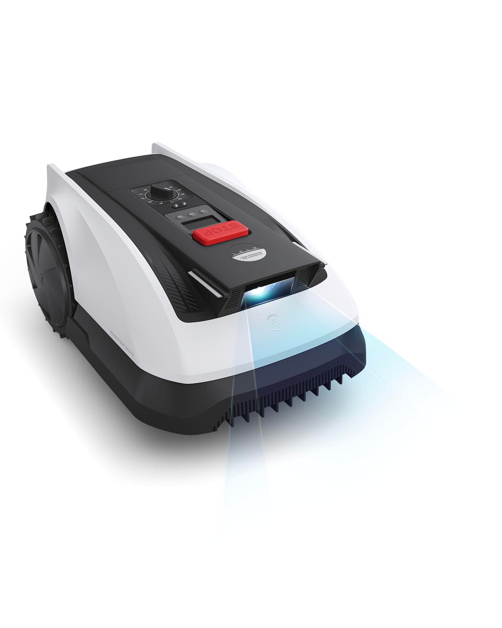 ECOVACS Goat O800 RTK Care Kit Robot Tondeuse sans Fil périphérique 800 m², RTK+Vision Améliorée par Lidar, Cartographie Automatique, Passages étroits jusqu'à 0,7 m, Tonte précise des Bordures
