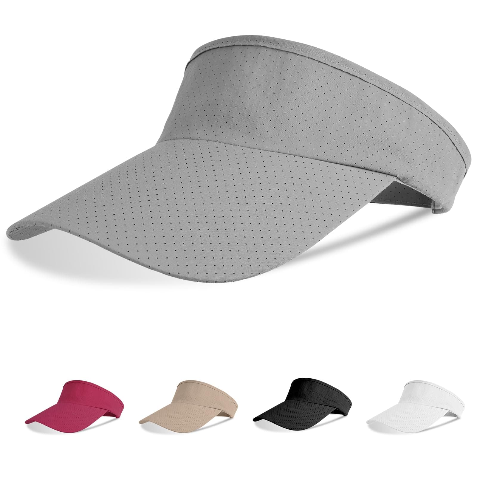 Aomig Cappelli con Parasole, Berretto da Tennis da Golf Visor Sportive Cappello per Donna Uomo