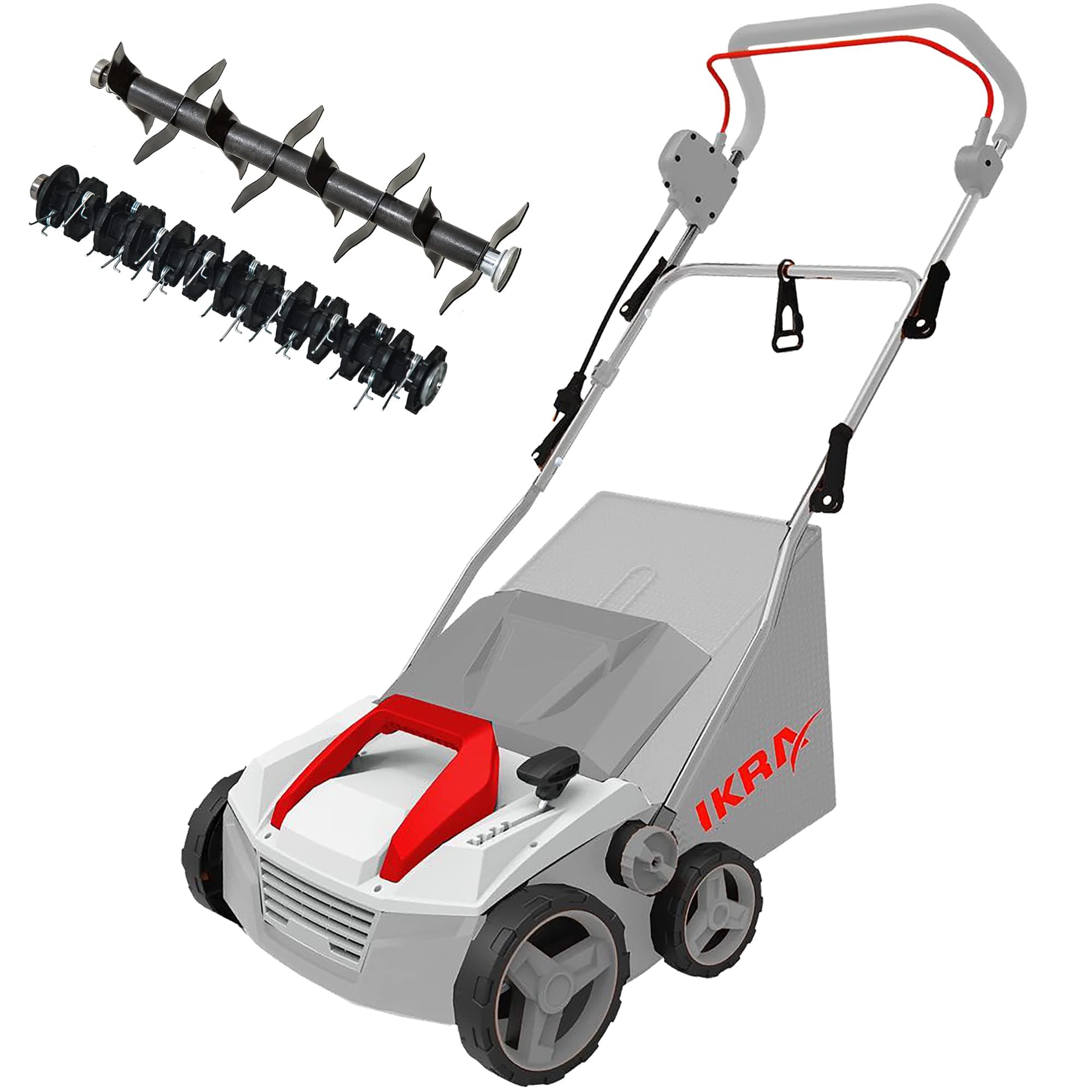 IKRA scarificateur aérateur électrique IEVL 1838, largeur de travail 38cm, puissance 1800 watts