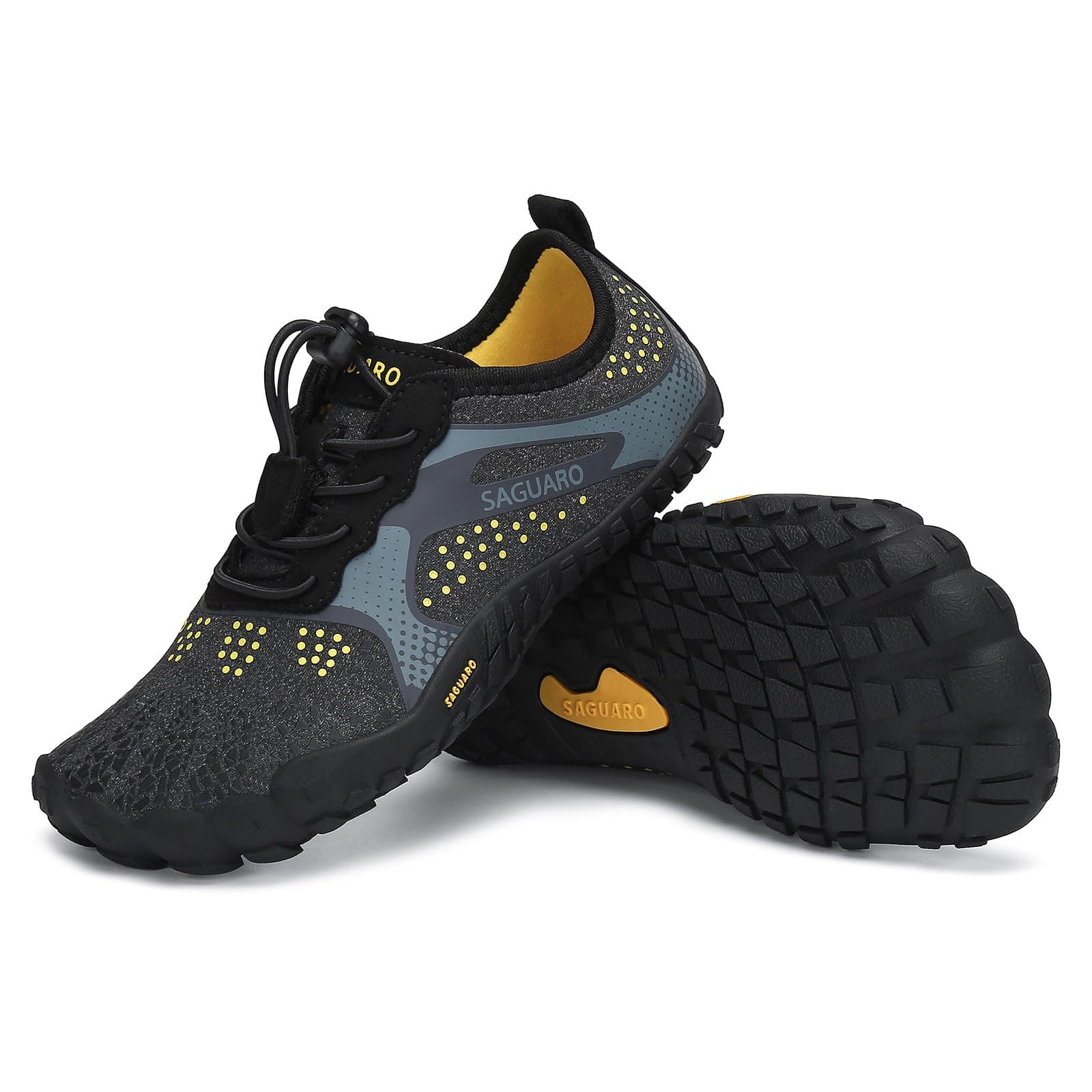 SAGUARO Barefoot Zapatillas Minimalista Comodas Zapatillas de Trail Running per Niños Niñas, Gr.24-36