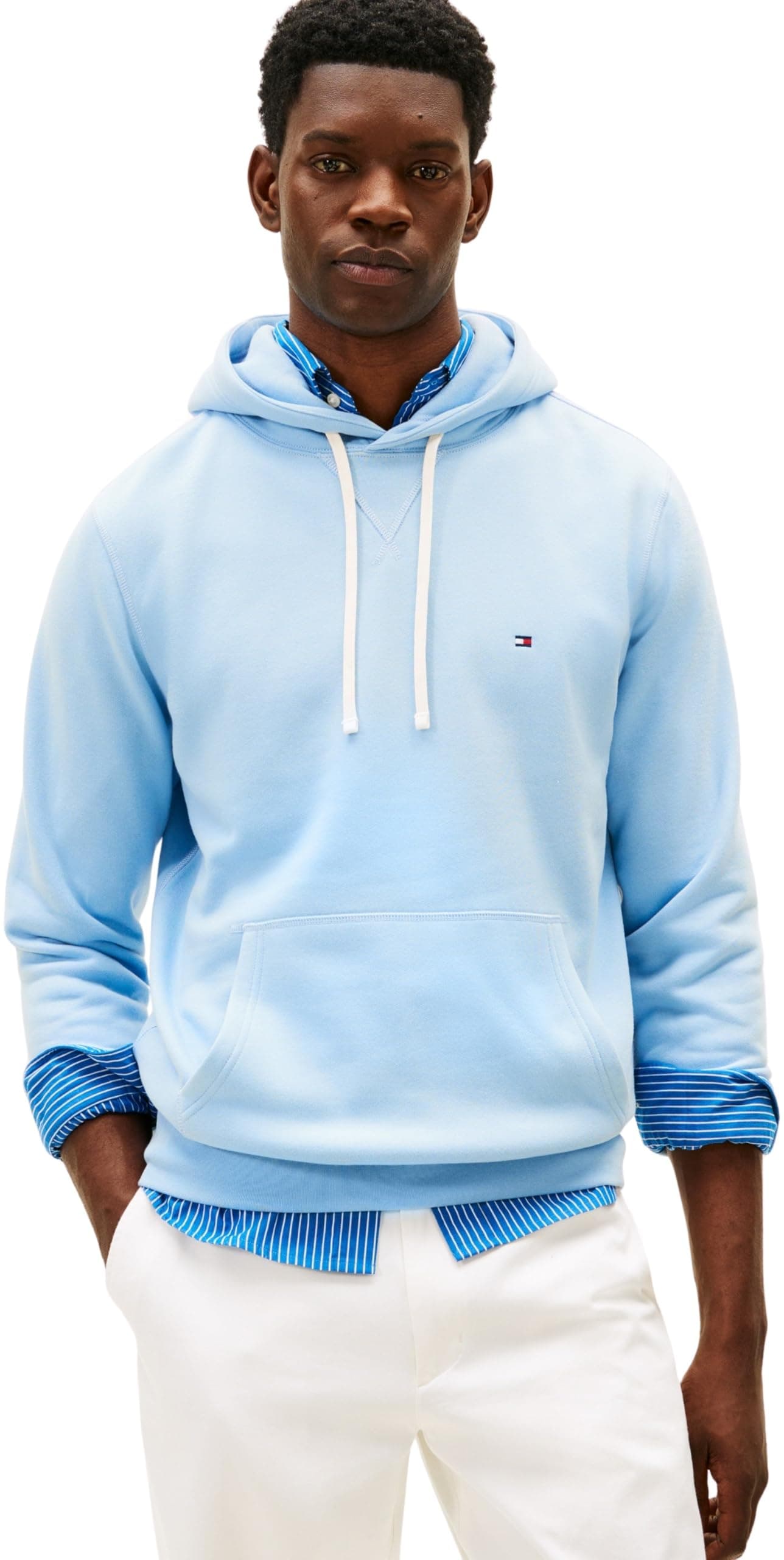 Tommy Hilfiger ESS Seasonal Fleece Hoody Mw0mw39997 Sudadera con Capucha Hombre (Pack de 1)