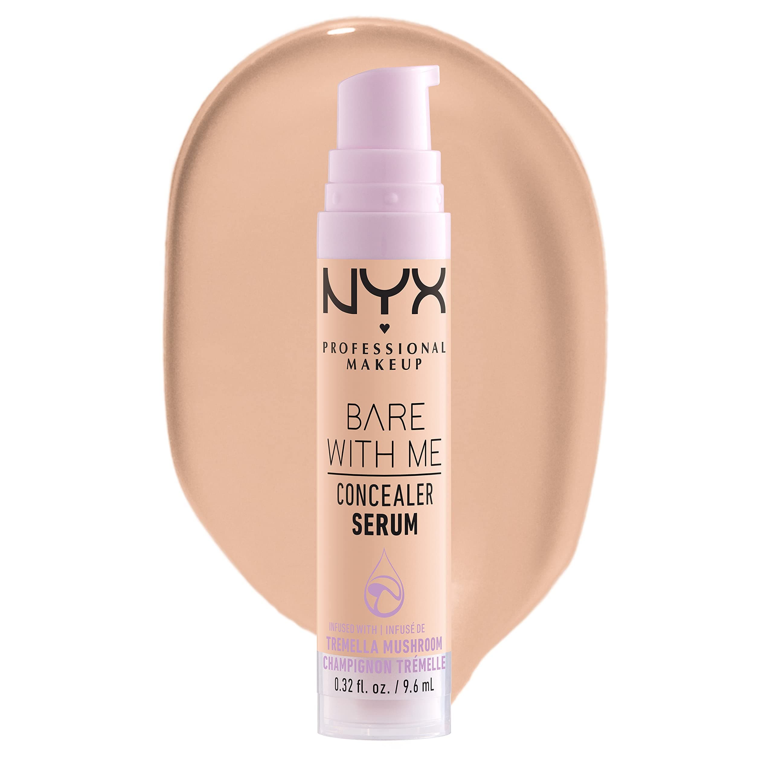 NYX Professional Makeup Bare With Me, Siero Correttore, Naturale, Copertura Media, Vanilla, 9.6ml