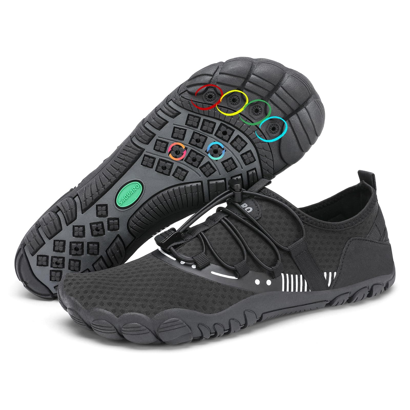 SAGUARO Escarpines Hombre Mujer Secado Rápido Barefoot Zapatillas de Agua Gr.36-48