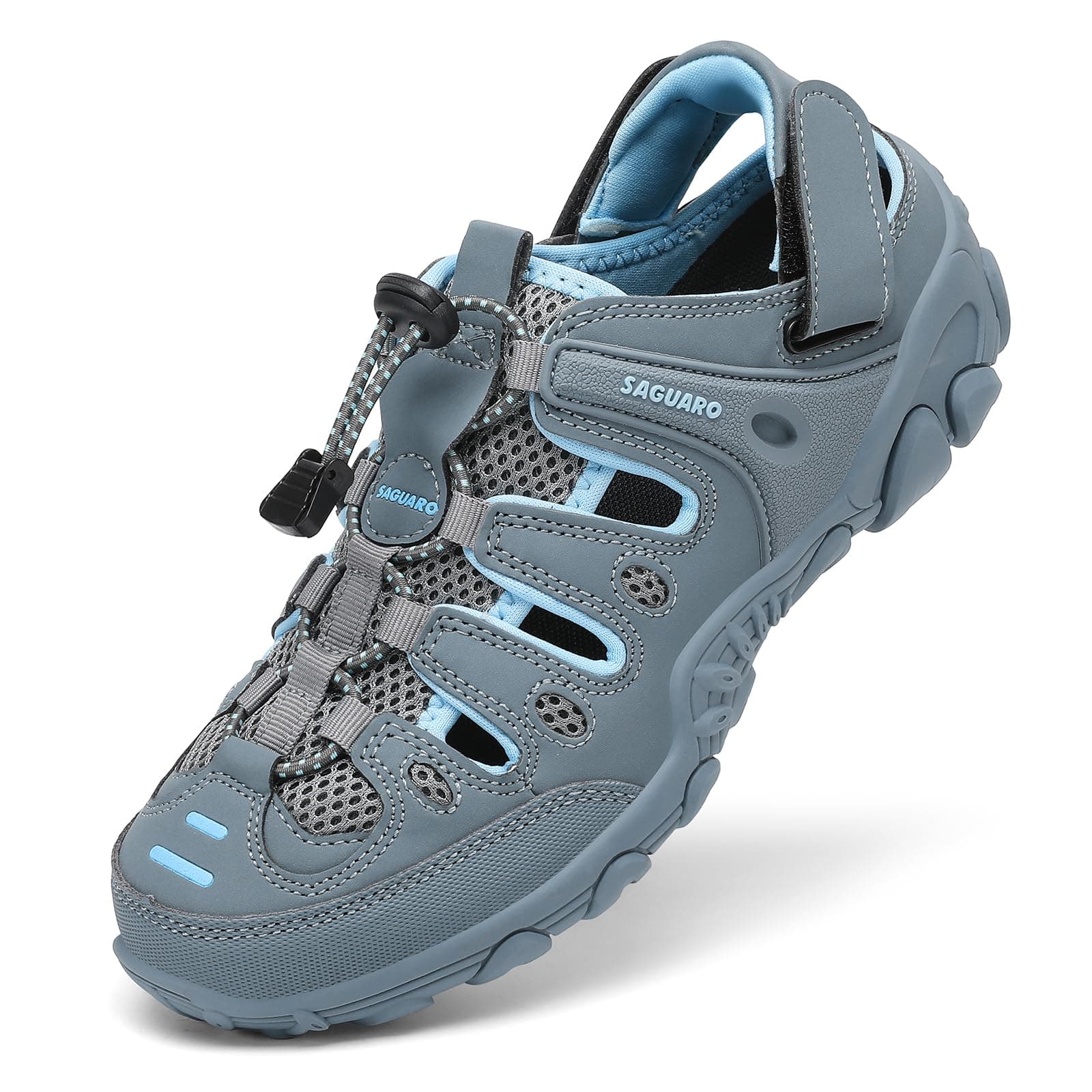 SAGUARO Damen Sandalen Rutschfest Atmungsaktiv Outdoor Sport Trekking & Wandersandalen, 36-42 EU