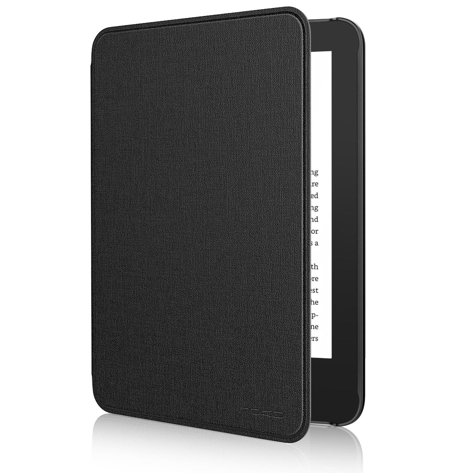 MoKo Hülle für 6" Neu Kindle (11. Generation, 2024/2022) & Internationale Version, Leichte Schutzhülle mit Auto Schlaf/Wach Funktion Smart Cover für Kindle 2024 11. Generation e-Reader, Denim Schwarz